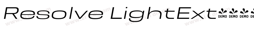 Resolve LightExt字体转换